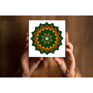 Mandala Signo Touro Impresso