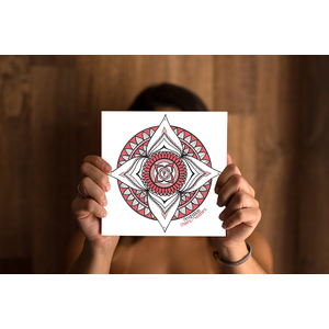 Mandala Chakra Muladhara Impresso