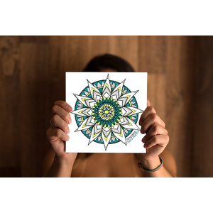Mandala Chakra Anahata Impresso