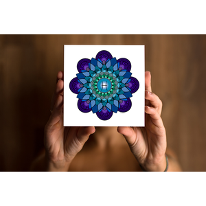 Mandala Signo Peixes Impresso