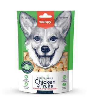 PETISCO FREEZE DRIED FRANGO E FRUTAS 40G - WANPY