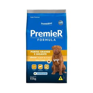 Ração Premier Fórmula para Cães Sênior de Porte Grande e Gigante Sabor Frango 15kg
