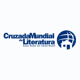 Logo da agência Cruzada Mundial da Literatura