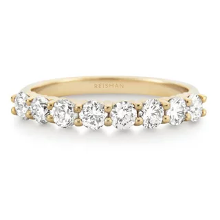 Meia Aliança Classic ouro 18k e Diamantes 80 pts