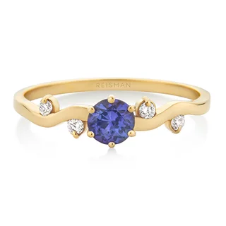 Anel Belle Tanzanita ouro 18k