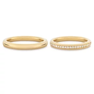 Alianças de Casamento Lyon ouro 18k