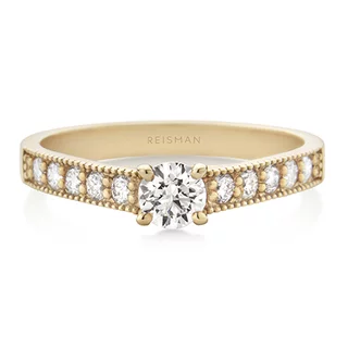 Anel de Noivado Taiti ouro 18k