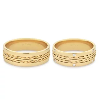 Alianças de Casamento Sorrento ouro 18k