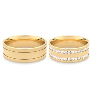 Alianças de Casamento Bariloche ouro 18k