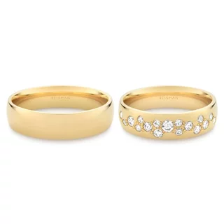 Alianças de Casamento Amalfi ouro 18k
