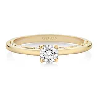 Anel de Noivado Olimpo ouro 18k