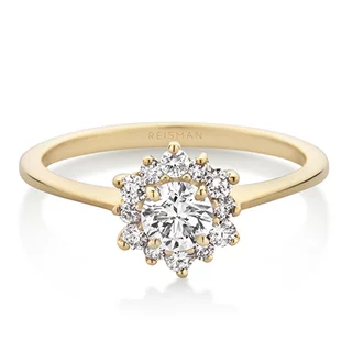 Anel de Noivado Lady ouro 18k