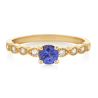 Anel Shine Tanzanita ouro 18k