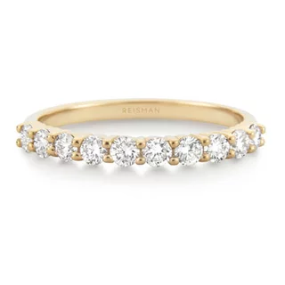 Meia Aliança Classic ouro 18k e Diamantes 50 pts