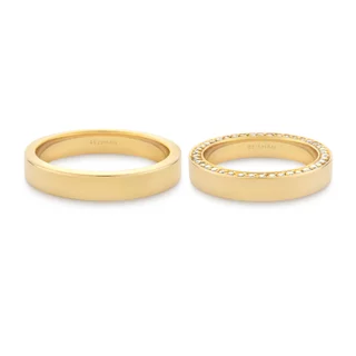 Alianças de Casamento Milão ouro 18k
