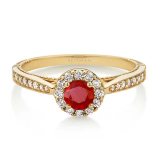 Anel Amore Mio Rubi ouro 18k