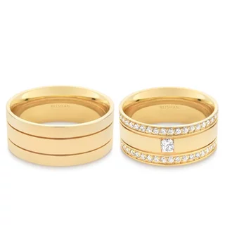Alianças de Casamento Trieto Plus ouro 18k