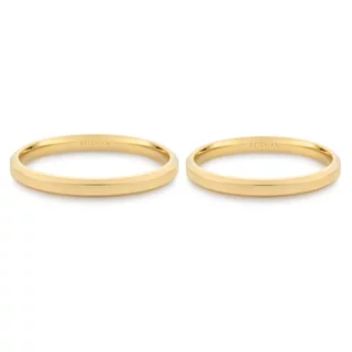 Alianças de Casamento Soft ouro 18k