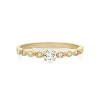Anel de Noivado Shine ouro 18k