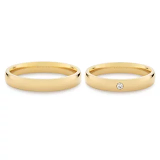 Alianças de Casamento Goiânia ouro 18k