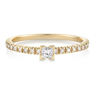 Anel de Noivado Ma Vie Princess ouro 18k