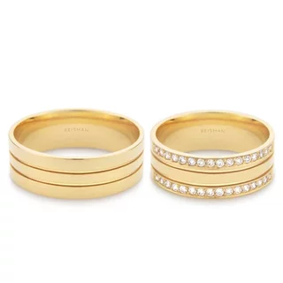 Alianças de Casamento This Love ouro 18k