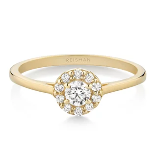 Anel de Noivado Último Romance ouro 18k