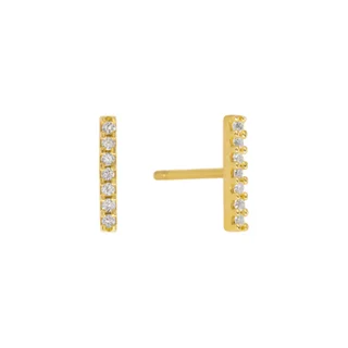 Brinco Vitta  com Diamantes ouro 18k