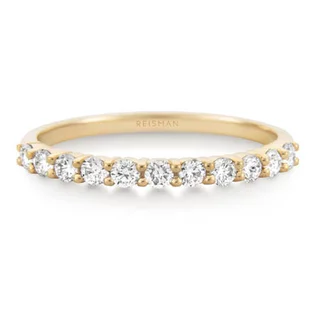 Meia Aliança Classic ouro 18k e Diamantes 33 pts