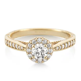 Anel de Noivado Amore Mio ouro 18k