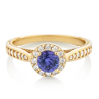 Anel Amore Mio Tanzanita ouro 18k