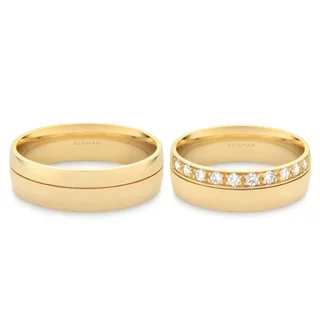 Alianças de Casamento Pinheiros ouro 18k
