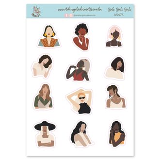 Girls Girls Girls - Adesivos - A5
