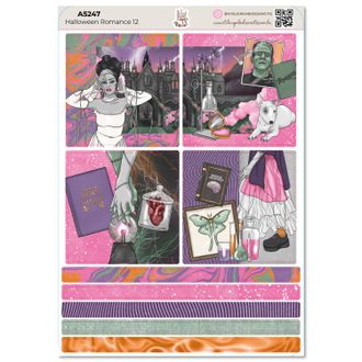 Halloween Romance 12 - Adesivos - A5