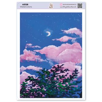 Watercolors - Adesivos - A5 23