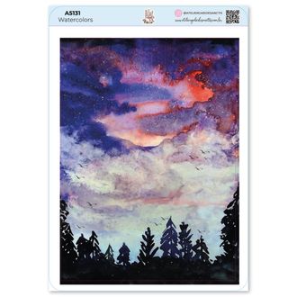 Watercolors - Adesivos - A5 26