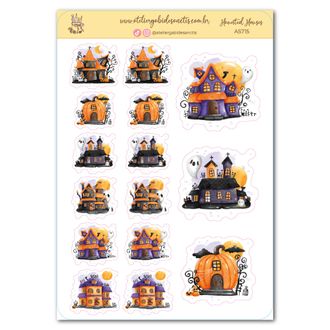 Haunted Houses - Adesivos - A5