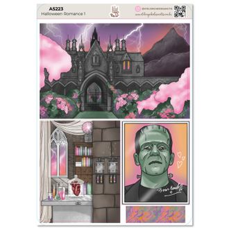 Halloween Romance 1 - Adesivos - A5