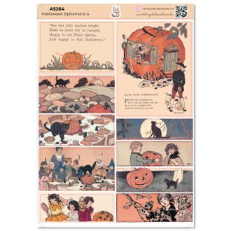 Halloween Ephemera 4 - Adesivos - A5