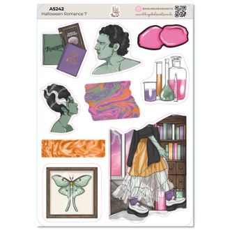 Halloween Romance 7 - Adesivos - A5