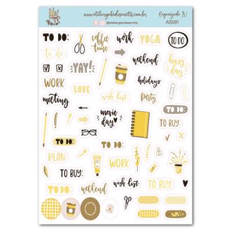 Organizada IV - Adesivos - A5