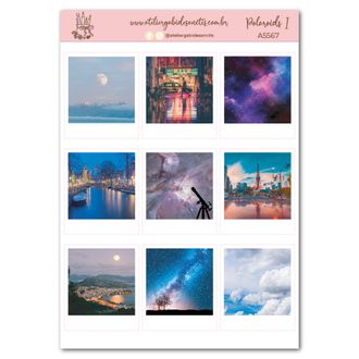 Polaroids III - Adesivos - A5