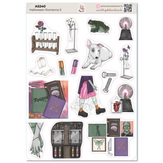 Halloween Romance 5 - Adesivos - A5