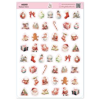 Natal Mini - Adesivos A5
