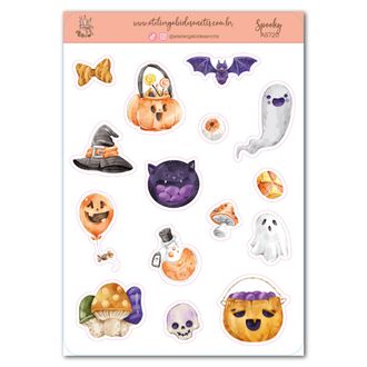 Spooky - Adesivos - A5