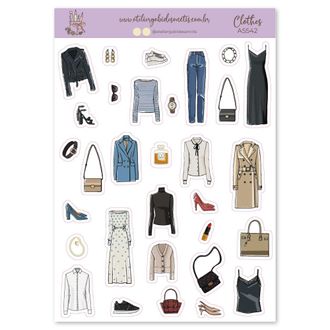 Clothes - Adesivos - A5