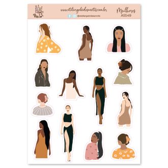 Mulheres - Adesivos - A5