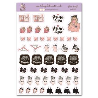 Shine Bright - Adesivos - A5