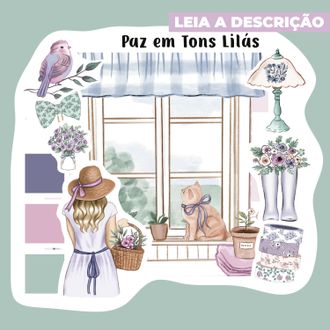 Paz em Tons de Lilás - Kit completo - Classique #11