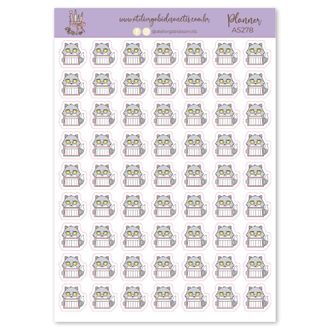 Planner do Leitor - Adesivos - A5 2